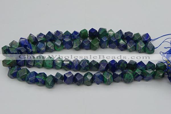 CNG1148 15.5 inches 10*14mm - 13*18mm faceted nuggets chrysocolla beads