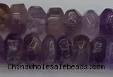 CNG1178 15.5 inches 6*14mm - 8*14mm nuggets ametrine beads