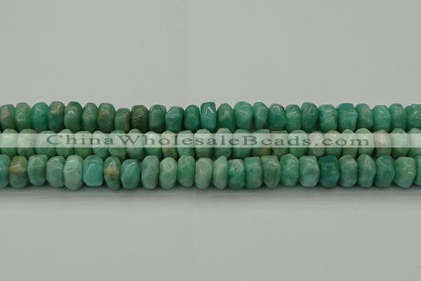 CNG1183 15.5 inches 6*14mm - 8*14mm nuggets amazonite beads