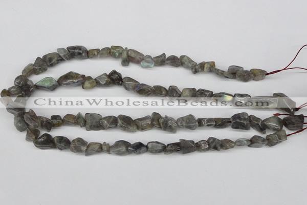 CNG12 15.5 inches 8*14mm nuggets labradorite gemstone beads