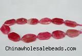 CNG1202 15.5 inches 20*30mm - 25*35mm freeform agate beads