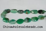 CNG1204 15.5 inches 20*30mm - 25*35mm freeform agate beads