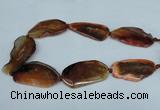 CNG1235 15.5 inches 25*40mm - 30*55mm freeform agate beads