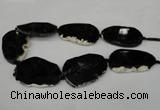 CNG1249 15.5 inches 35*40mm - 45*50mm freeform agate beads