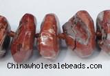 CNG1372 15.5 inches 12*20mm - 18*30mm nuggets agate beads