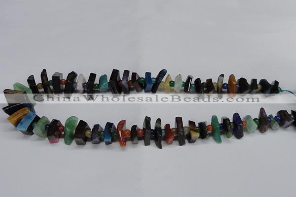 CNG1404 15.5 inches 10*15mm - 12*22mm nuggets agate gemstone beads