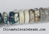 CNG1444 15.5 inches 6*15mm - 8*15mm nuggets agate gemstone beads