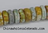 CNG1445 15.5 inches 6*15mm - 8*15mm nuggets agate gemstone beads