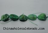 CNG1515 8 inches 20*30mm - 25*35mm freeform agate beads