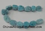 CNG1520 8 inches 12*16mm - 15*22mm freeform agate beads