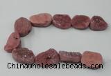 CNG1525 8 inches 15*20mm - 25*30mm freeform agate beads