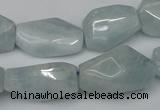 CNG1720 15.5 inches 15*20mm - 20*30mm nuggets aquamarine beads