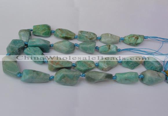 CNG1728 15.5 inches 15*20mm - 20*30mm nuggets amazonite beads