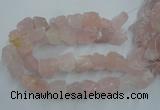 CNG1821 15.5 inches 20*25mm - 25*30mm nuggets rose quartz beads