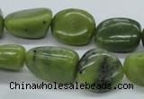 CNG216 15.5 inches 13*18mm nuggets canadian jade gemstone beads