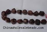 CNG2185 15.5 inches 13*18mm - 15*20mm faceted nuggets agate beads