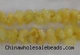 CNG2201 15.5 inches 8*10mm - 10*12mm nuggets plated druzy quartz beads