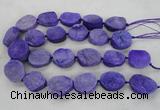 CNG2412 15.5 inches 22*28mm - 28*35mm freeform agate beads