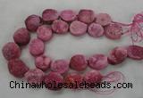 CNG2413 15.5 inches 22*28mm - 28*35mm freeform agate beads