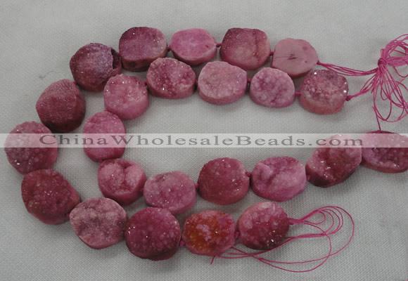 CNG2413 15.5 inches 22*28mm - 28*35mm freeform agate beads