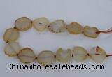 CNG2529 15.5 inches 20*25mm - 25*35mm freeform agate beads