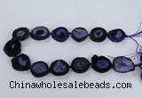 CNG2531 15.5 inches 20*25mm - 25*35mm freeform druzy agate beads