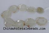 CNG2534 15.5 inches 35*40mm - 40*45mm freeform druzy agate beads