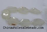 CNG2535 15.5 inches 40*45mm - 45*55mm freeform druzy agate beads