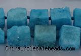 CNG2621 15.5 inches 10*12mm - 14*16mm nuggets druzy agate beads