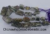 CNG2632 15.5 inches 18*25mm - 20*40mm freeform druzy amethyst beads