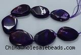CNG2654 15.5 inches 38*48mm - 42*55mm freeform agate beads