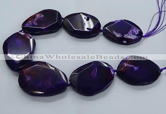 CNG2654 15.5 inches 38*48mm - 42*55mm freeform agate beads