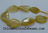 CNG2662 15.5 inches 35*45mm - 40*55mm freeform agate beads