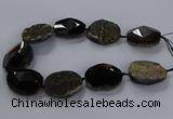 CNG2686 15.5 inches 28*40mm - 30*42mm freeform agate beads