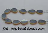 CNG2720 15.5 inches 18*28mm - 20*30mm freeform blue aventurine beads