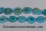 CNG2765 15.5 inches 30*40mm - 45*50mm freeform druzy agate beads
