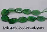 CNG2779 15.5 inches 30*35mm - 35*40mm freeform agate beads