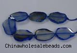 CNG2793 15.5 inches 30*40mm - 40*55mm freeform agate beads