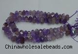 CNG2821 10*14mm - 13*18mm faceted nuggets ametrine beads