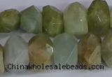 CNG2829 15.5 inches 10*14mm - 13*18mm faceted nuggets aquamarine beads