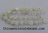 CNG2845 15.5 inches 15*20mm - 25*30mm freeform druzy agate beads