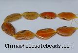 CNG2950 15.5 inches 25*35mm - 30*50mm freeform agate beads