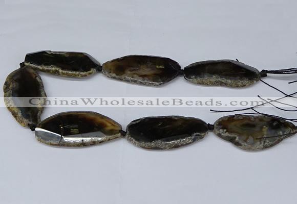 CNG2956 15.5 inches 25*35mm - 30*50mm freeform agate beads