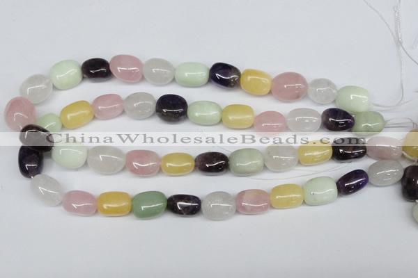 CNG30 15.5 inches 12*17mm nuggets mixed gemstone beads