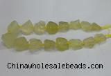 CNG3005 15.5 inches 15*20mm - 22*30mm nuggets lemon quartz beads