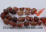 CNG3055 25*30mm - 30*40mm nuggets agate gemstone beads
