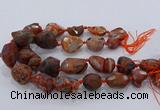 CNG3055 25*30mm - 30*40mm nuggets agate gemstone beads