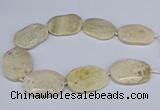 CNG3073 15.5 inches 30*45mm - 35*50mm freeform chrysanthemum agate beads