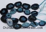 CNG3134 15.5 inches 30*35mm - 35*45mm freeform druzy agate beads