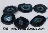 CNG3135 15.5 inches 30*35mm - 35*45mm freeform druzy agate beads